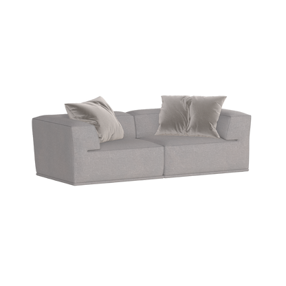 Savile Sofa — Compact Form with Wide Straight Armrests