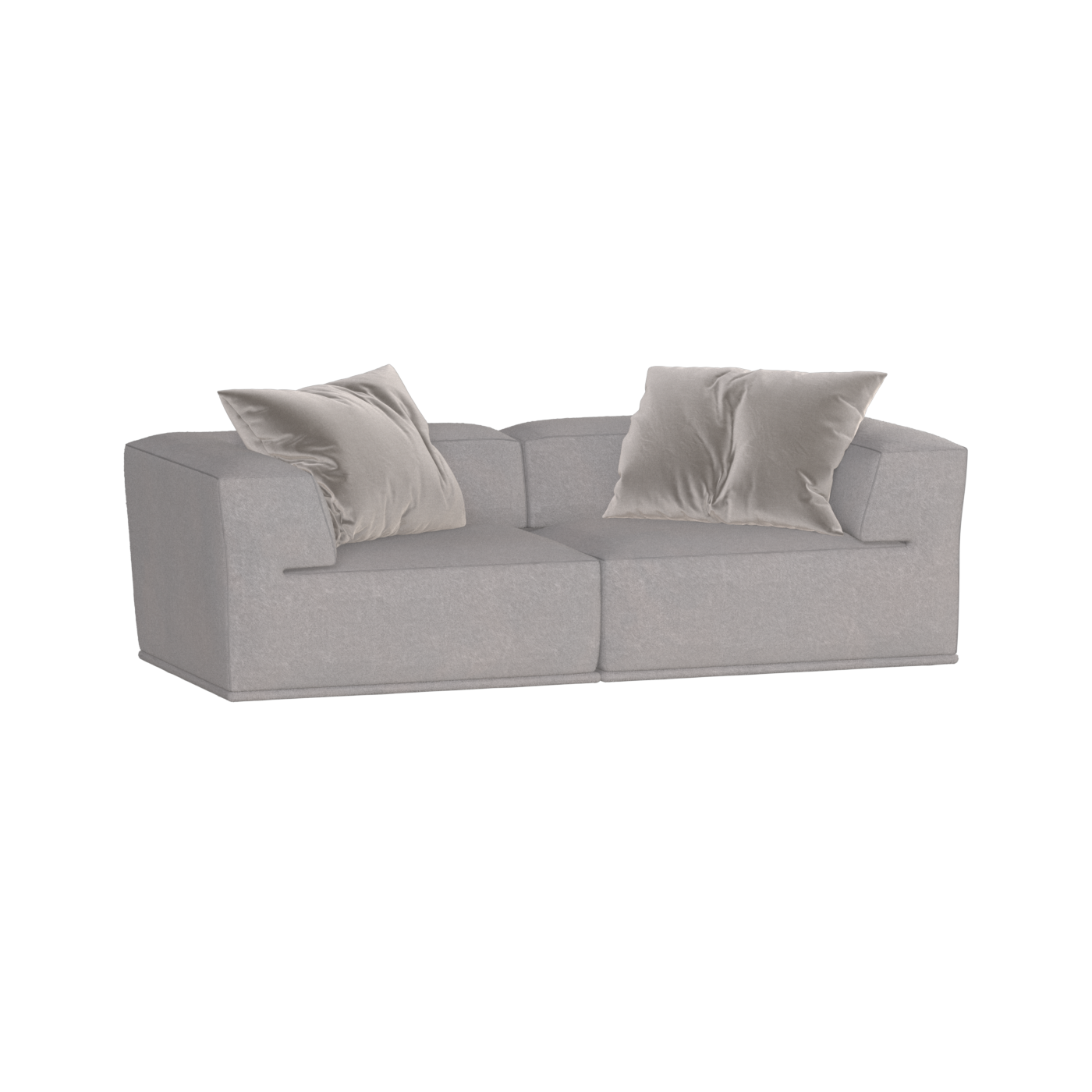 Savile Sofa — Compact Form with Wide Straight Armrests