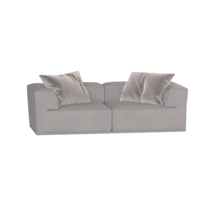 Savile Sofa — Compact Form with Wide Straight Armrests