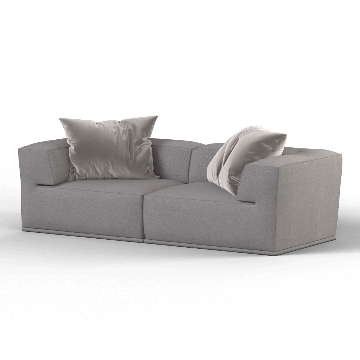 Savile Sofa — Compact Form with Wide Straight Armrests