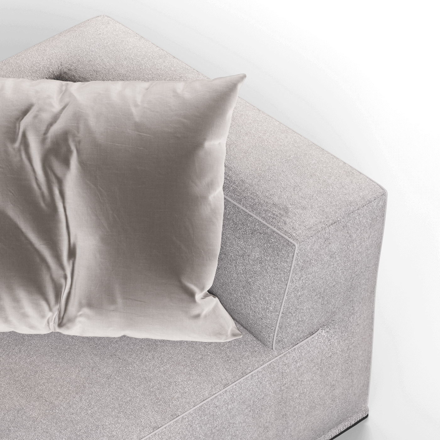 Savile Sofa — Compact Form with Wide Straight Armrests