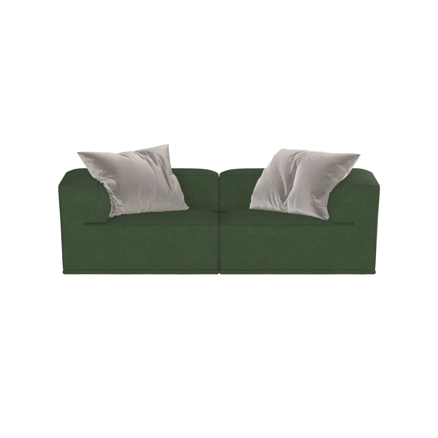 Savile Sofa — Compact Form with Wide Straight Armrests