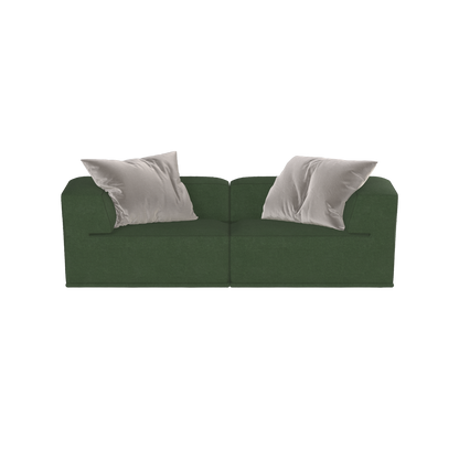 Savile Sofa — Compact Form with Wide Straight Armrests