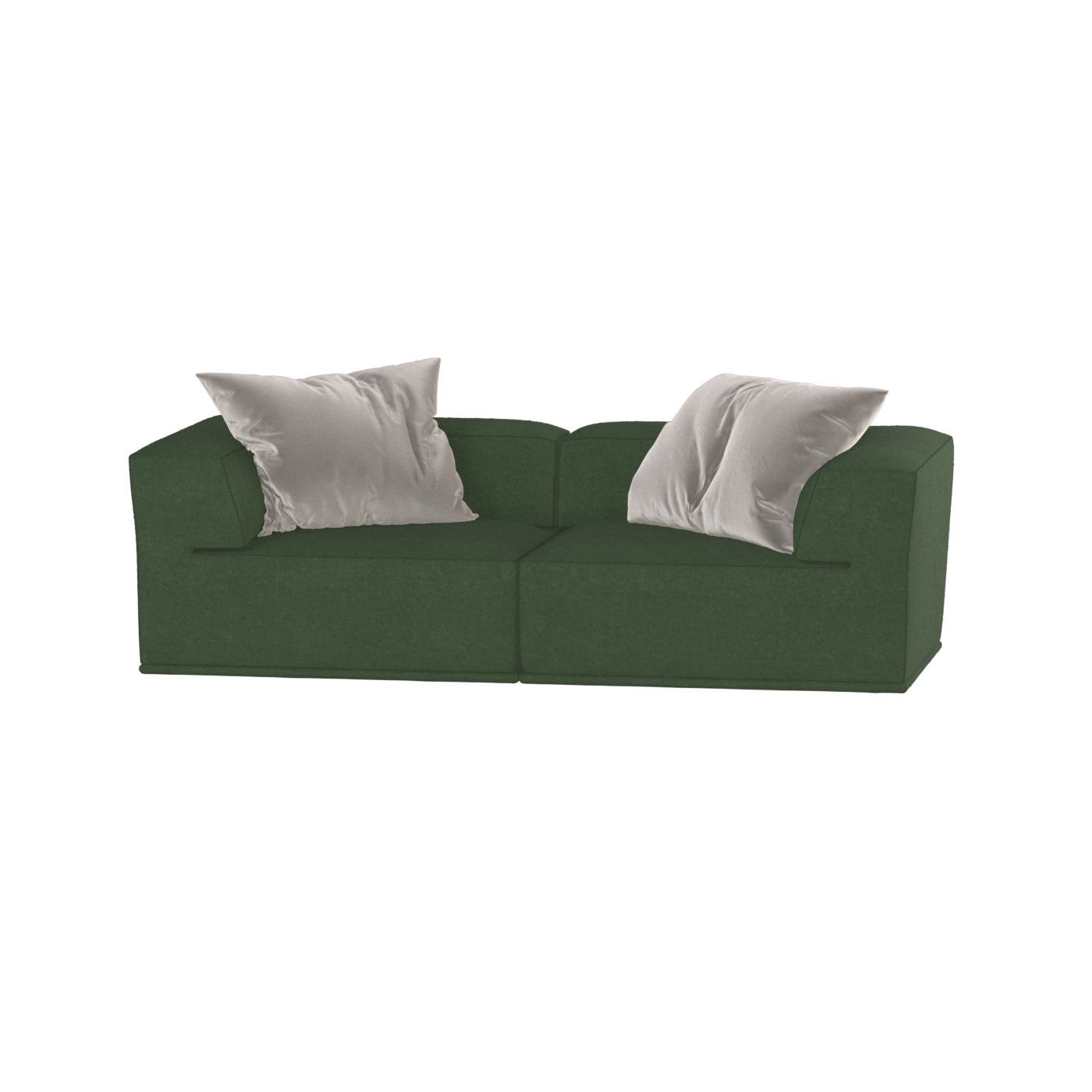 Savile Sofa — Compact Form with Wide Straight Armrests