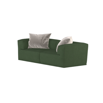 Savile Sofa — Compact Form with Wide Straight Armrests