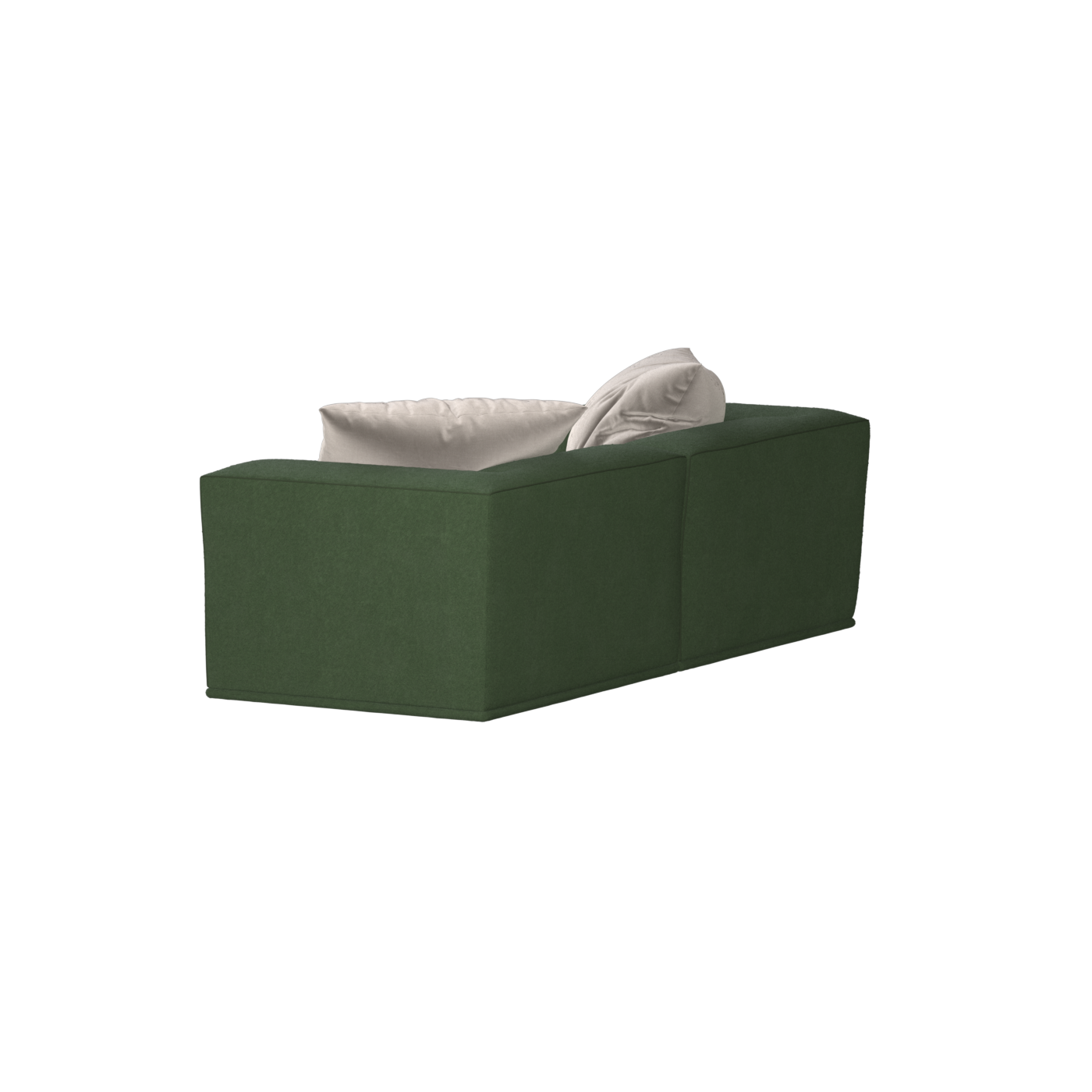 Savile Sofa — Compact Form with Wide Straight Armrests