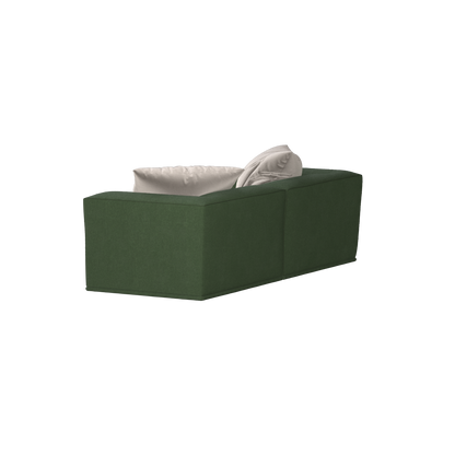 Savile Sofa — Compact Form with Wide Straight Armrests