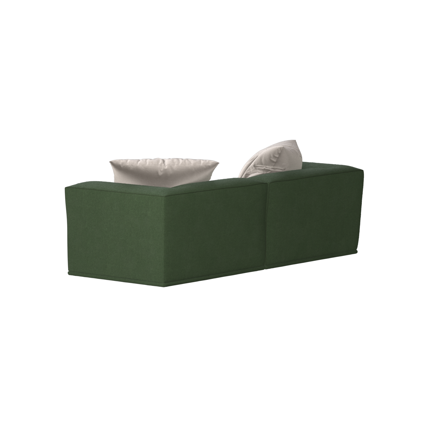 Savile Sofa — Compact Form with Wide Straight Armrests