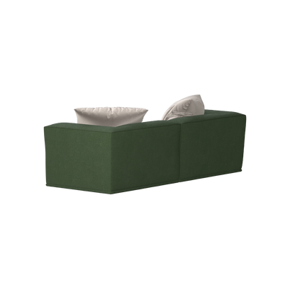 Savile Sofa — Compact Form with Wide Straight Armrests