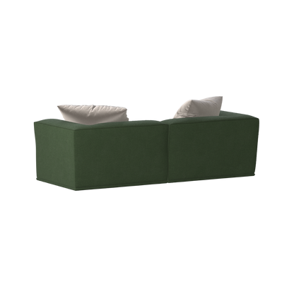 Savile Sofa — Compact Form with Wide Straight Armrests