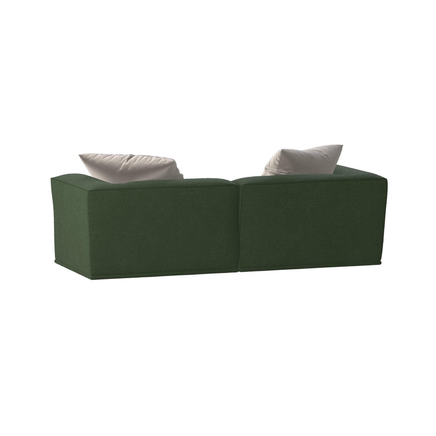 Savile Sofa — Compact Form with Wide Straight Armrests