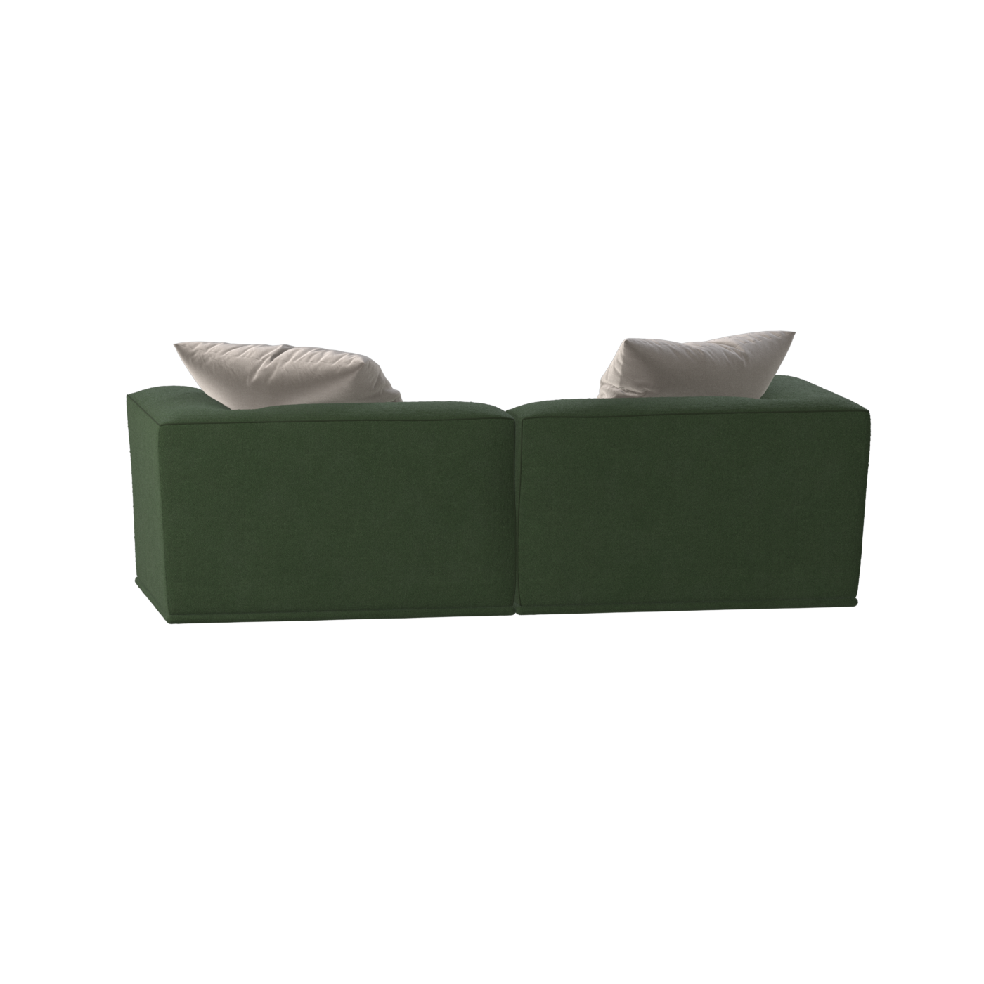 Savile Sofa — Compact Form with Wide Straight Armrests