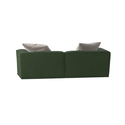 Savile Sofa — Compact Form with Wide Straight Armrests