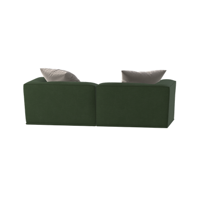 Savile Sofa — Compact Form with Wide Straight Armrests