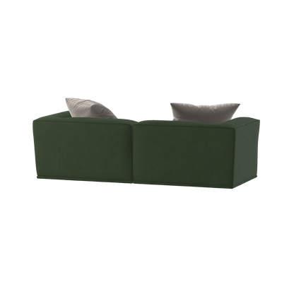 Savile Sofa — Compact Form with Wide Straight Armrests