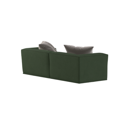 Savile Sofa — Compact Form with Wide Straight Armrests
