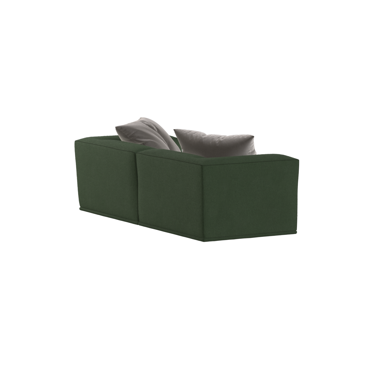 Savile Sofa — Compact Form with Wide Straight Armrests