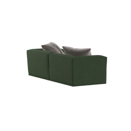 Savile Sofa — Compact Form with Wide Straight Armrests