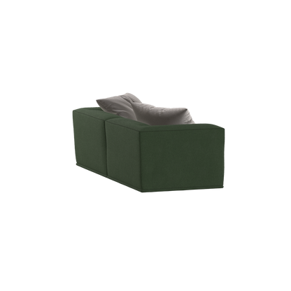 Savile Sofa — Compact Form with Wide Straight Armrests