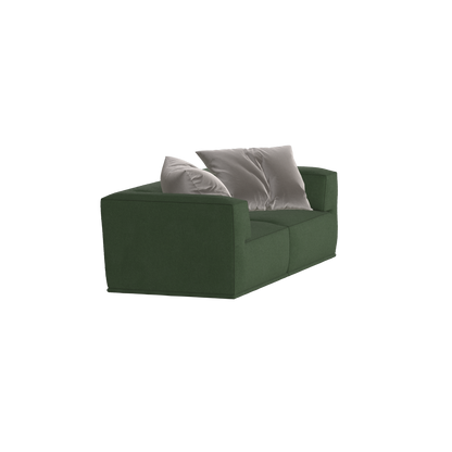 Savile Sofa — Compact Form with Wide Straight Armrests