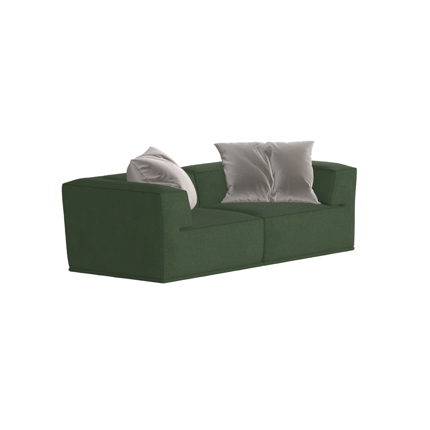 Savile Sofa — Compact Form with Wide Straight Armrests