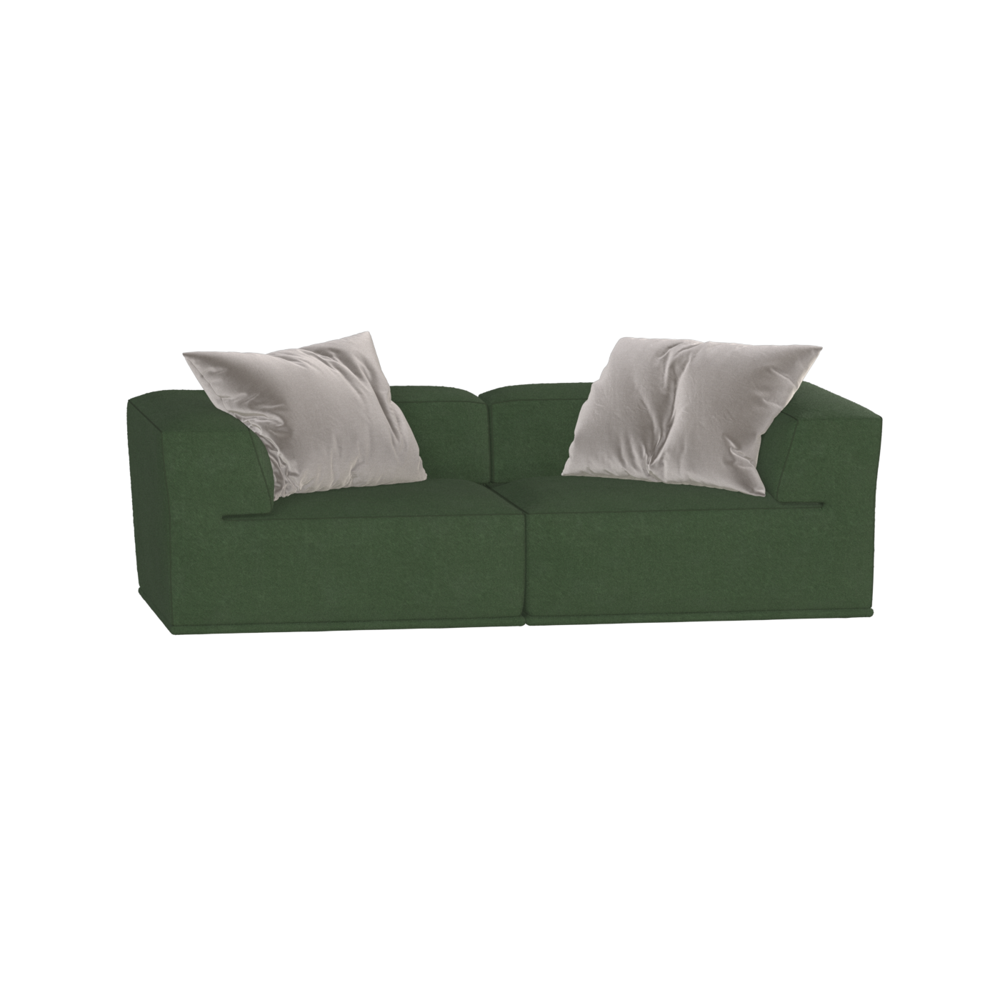 Savile Sofa — Compact Form with Wide Straight Armrests