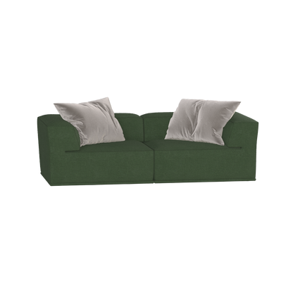 Savile Sofa — Compact Form with Wide Straight Armrests