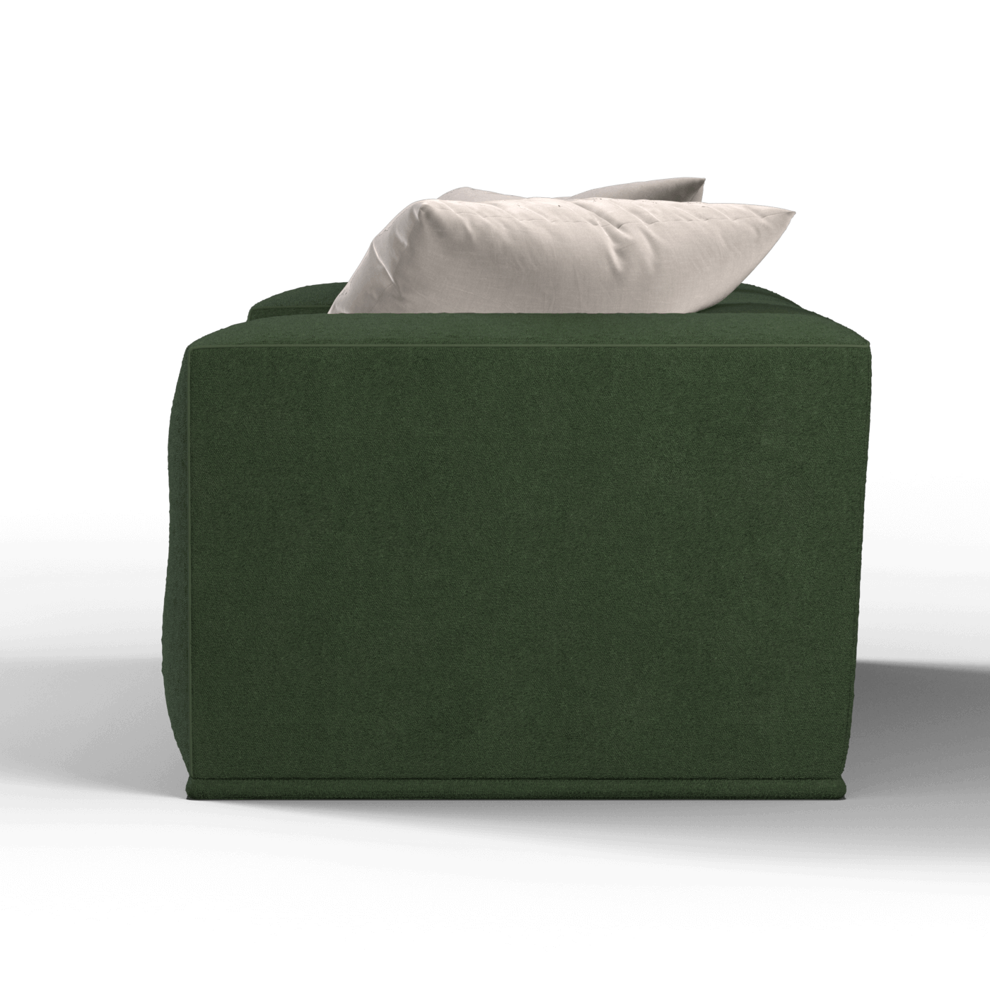 Savile Sofa — Compact Form with Wide Straight Armrests