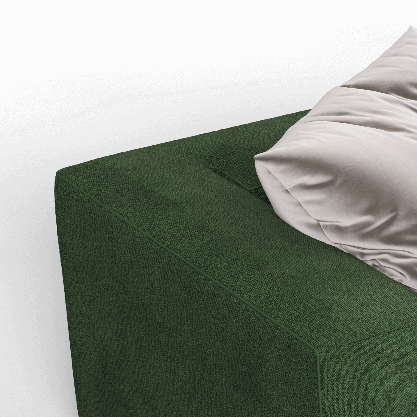 Savile Sofa — Compact Form with Wide Straight Armrests