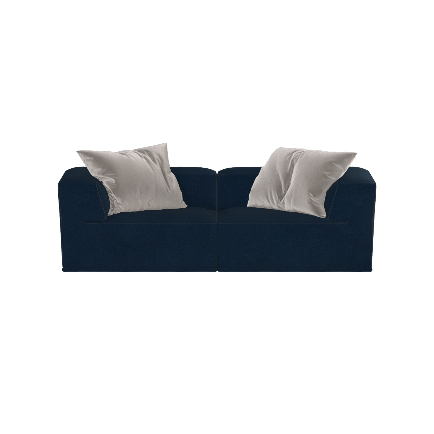Savile Sofa — Compact Form with Wide Straight Armrests