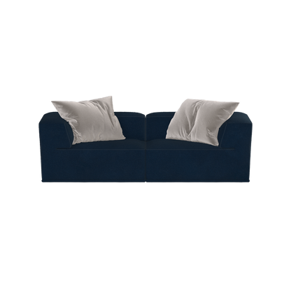 Savile Sofa — Compact Form with Wide Straight Armrests