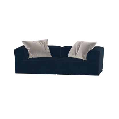 Savile Sofa — Compact Form with Wide Straight Armrests