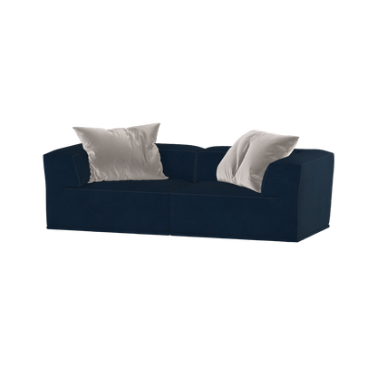 Savile Sofa — Compact Form with Wide Straight Armrests