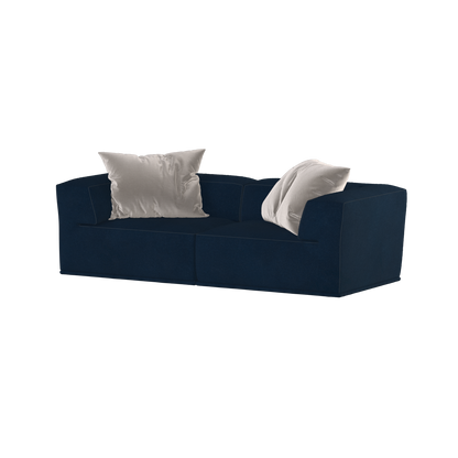 Savile Sofa — Compact Form with Wide Straight Armrests