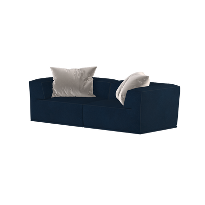 Savile Sofa — Compact Form with Wide Straight Armrests