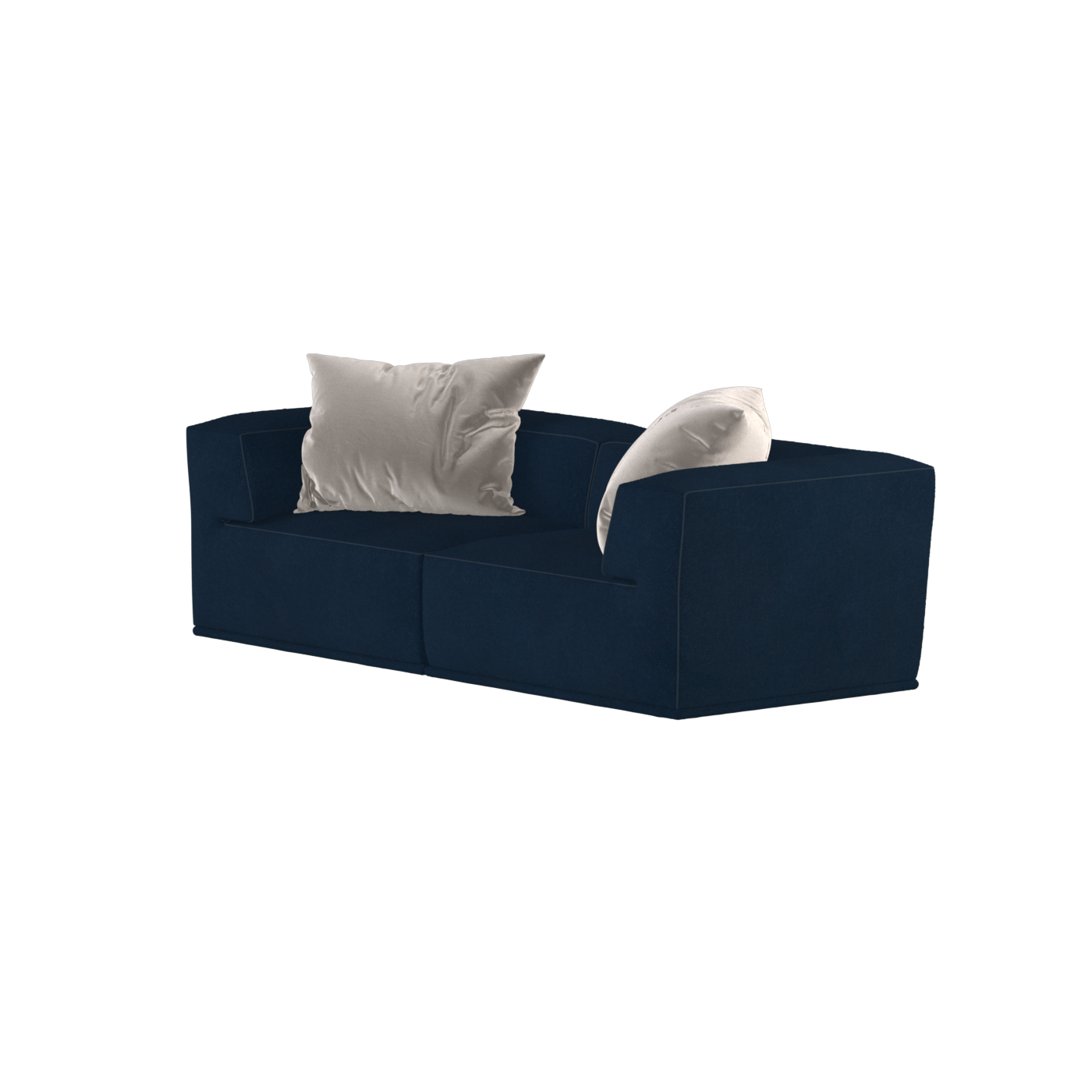 Savile Sofa — Compact Form with Wide Straight Armrests