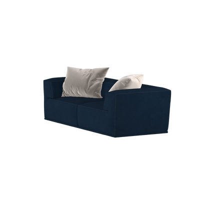 Savile Sofa — Compact Form with Wide Straight Armrests