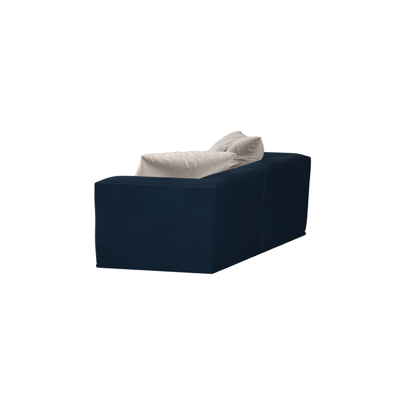 Savile Sofa — Compact Form with Wide Straight Armrests