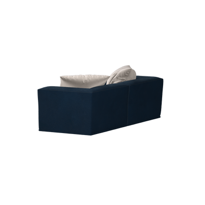 Savile Sofa — Compact Form with Wide Straight Armrests