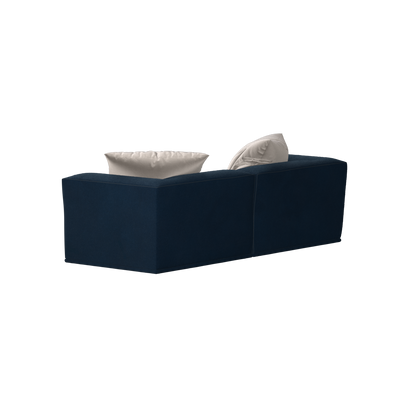 Savile Sofa — Compact Form with Wide Straight Armrests