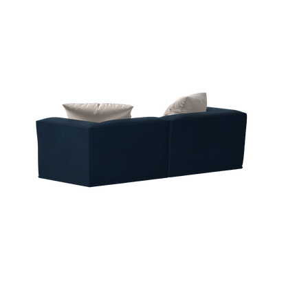 Savile Sofa — Compact Form with Wide Straight Armrests