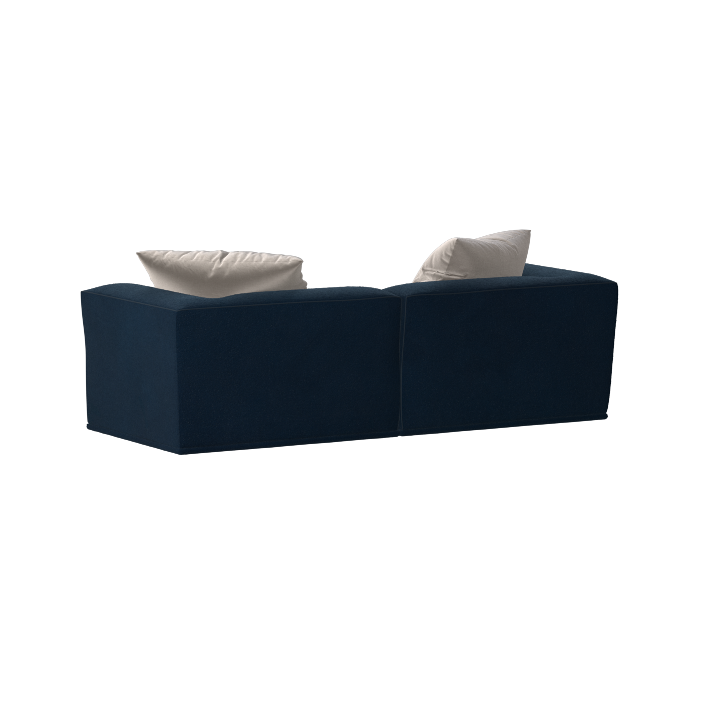 Savile Sofa — Compact Form with Wide Straight Armrests