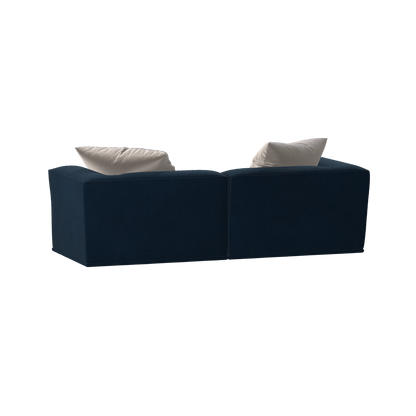 Savile Sofa — Compact Form with Wide Straight Armrests