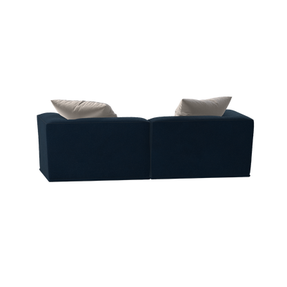 Savile Sofa — Compact Form with Wide Straight Armrests