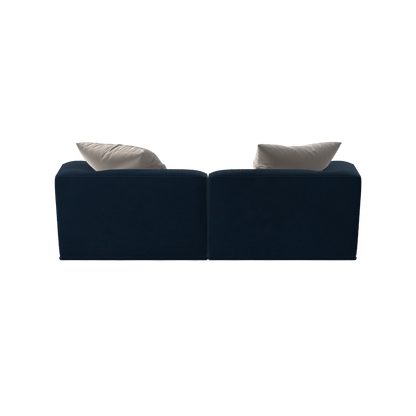 Savile Sofa — Compact Form with Wide Straight Armrests