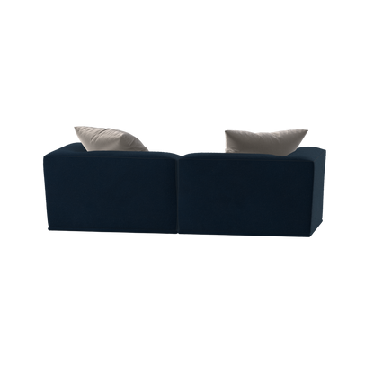 Savile Sofa — Compact Form with Wide Straight Armrests