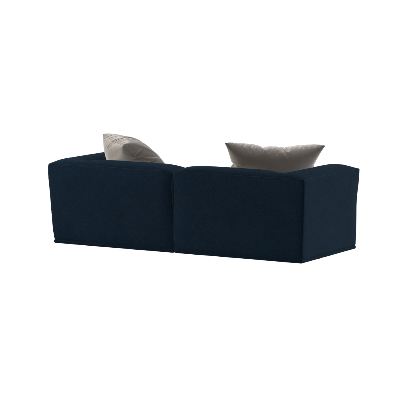 Savile Sofa — Compact Form with Wide Straight Armrests