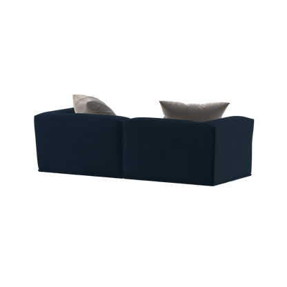 Savile Sofa — Compact Form with Wide Straight Armrests