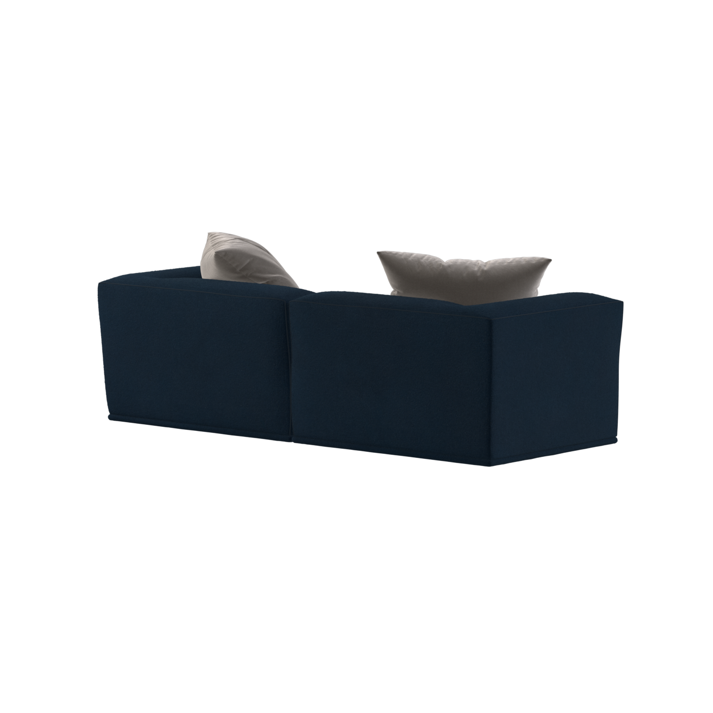 Savile Sofa — Compact Form with Wide Straight Armrests