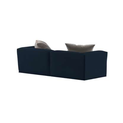 Savile Sofa — Compact Form with Wide Straight Armrests